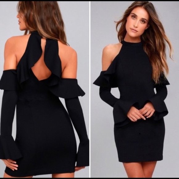 Free People Dresses & Skirts - Free People Sweet Talk Cold Shoulder Mini Dress